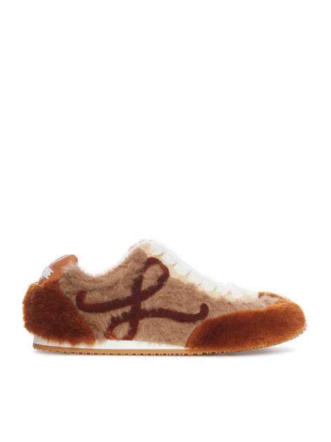 Loewe Loewe Women Ballet Runner 2.0 Sneakers In Shearling