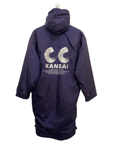 Other Designers Vintage - Vintage KANSAI CC Big Logo Long Jacket Sherpa