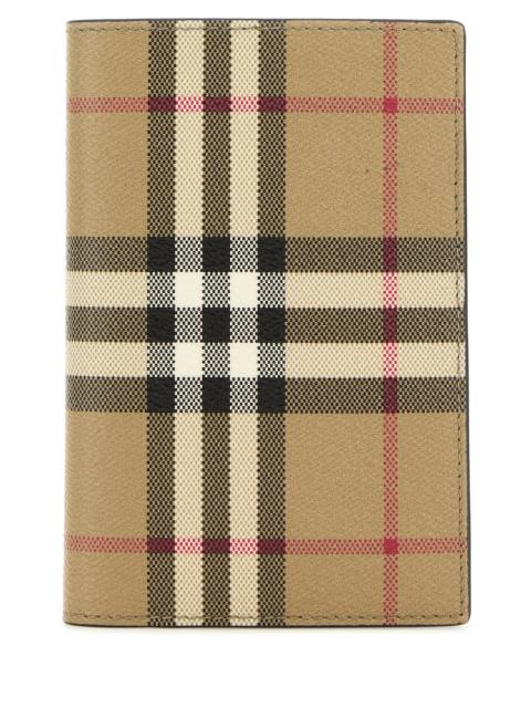 Burberry Printed canvas wallet