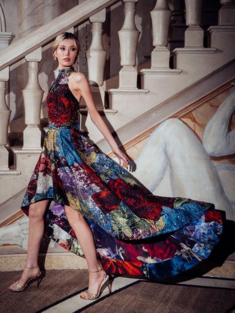 Alice + Olivia FLORENCE HIGH LOW BALLGOWN SKIRT