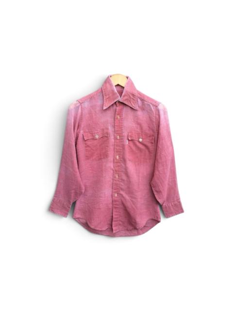 Levi's Vintage 1970s Levi’s White Tab Faded Pink Sun-Drenched