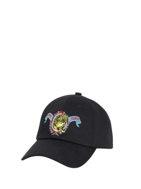 KENZO Kenzo Men Cotton Cap With `Kenzo Jumping Tiger` Embroidery