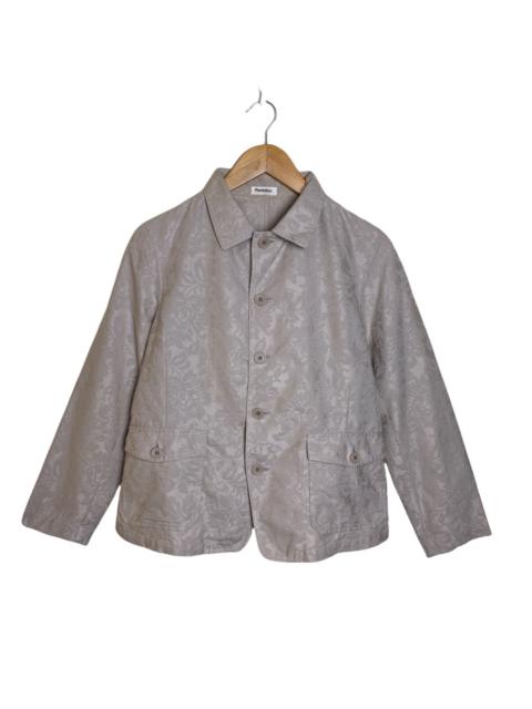 Other Designers Issey Miyake - Issey Miyake Plantation Textured Floral Jacket