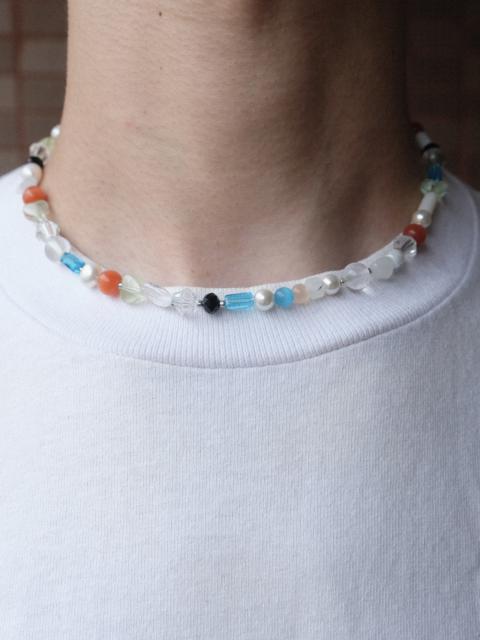 Other Designers Summer Vibe Multicolor Beads Handmade Necklace 16.1in