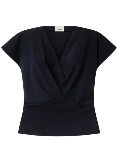 Isabel Marant Isabel Marant Women Nadrine Draped Cotton Jersey T-Shirt