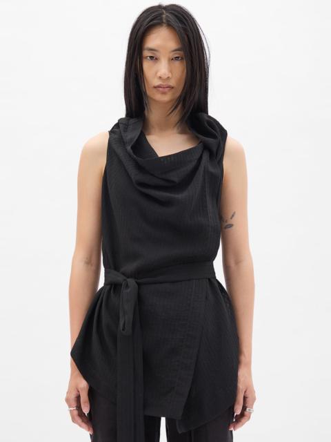 Ann Demeulemeester Macy Asymmetric Wrap Top