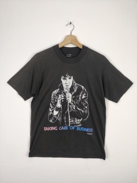Other Designers Vintage - Vintage Elvis Presley T Shirt Copyright 1987
