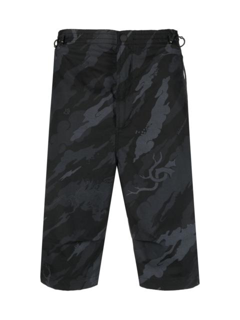 MAHARISHI CAMOUFLAGE-PRINT SHORTS