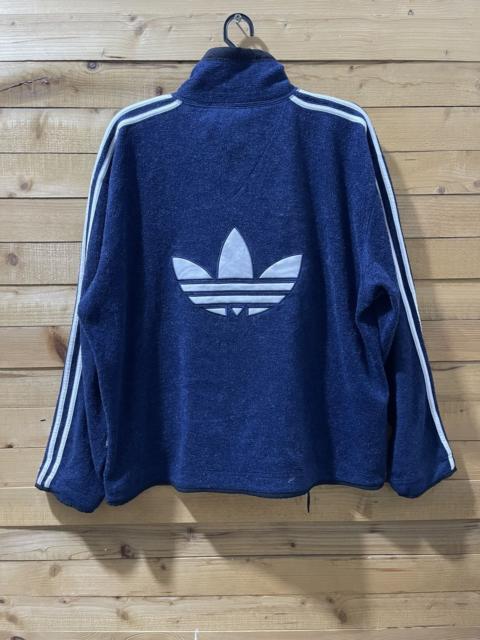 adidas Vintage 90s adidas fleece sweater zipper