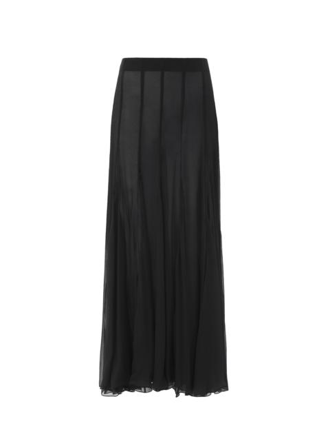 Chloé FLUID MAXI SKIRT IN SILK MOUSSELINE