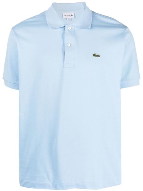 LACOSTE logo-patch polo shirt