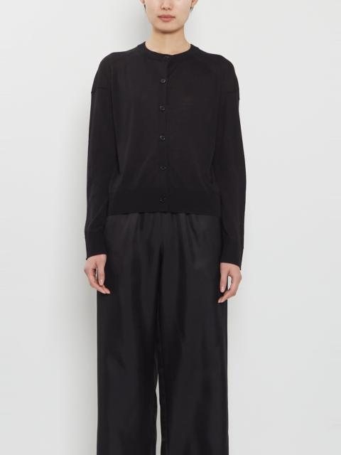Loulou de Saison Kita Fine Cashmere Cardigan — Black