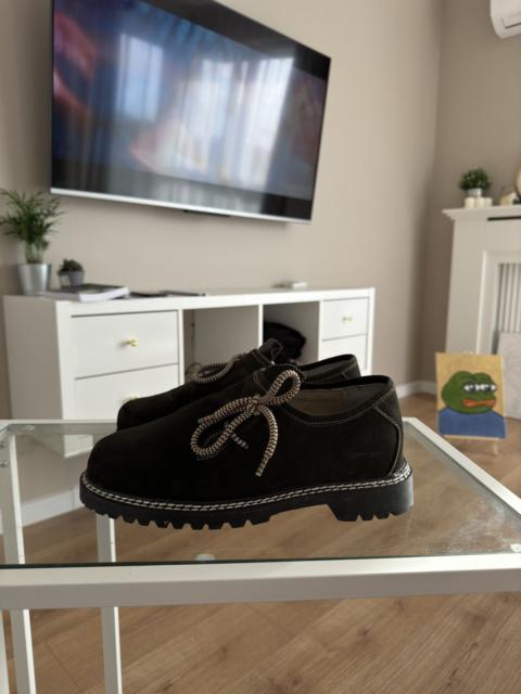 Vintage Almsach cynthia suede classic brown leather