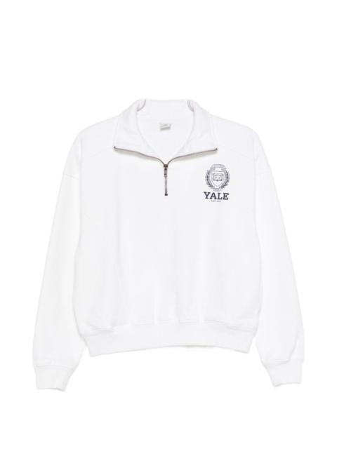 Sporty & Rich Essie zip graphic-print sweatshirt