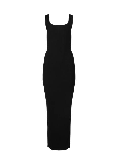 entire studios SQUARE NECK MIDI BLACK