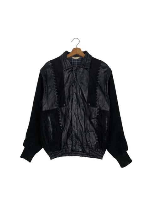 Other Designers Japanese Brand Moare Leather Jacket