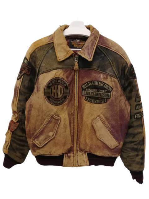 Other Designers Vintage - 🔥SUPER RARE🔥Vintage HARLEY DAVIDSON Leather Jacket