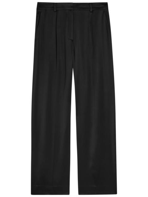 TOTEME Toteme Wide-leg Satin Trousers