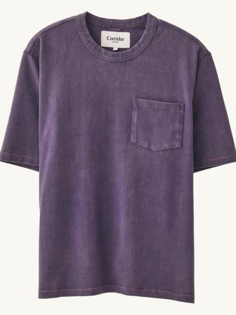 Corridor GARMENT DYE TEE - PURPLE