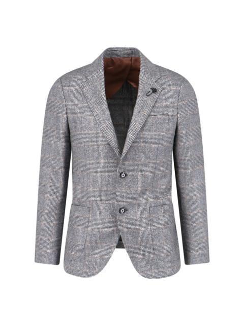 LARDINI SINGLE-BREASTED VIRGIN WOOL BLAZER