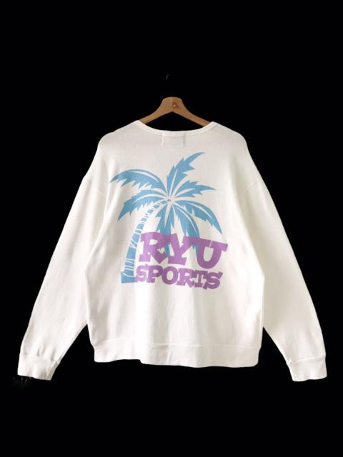 Other Designers Vintage Ryu Sport Surf Big Logo Sweatshirt size M