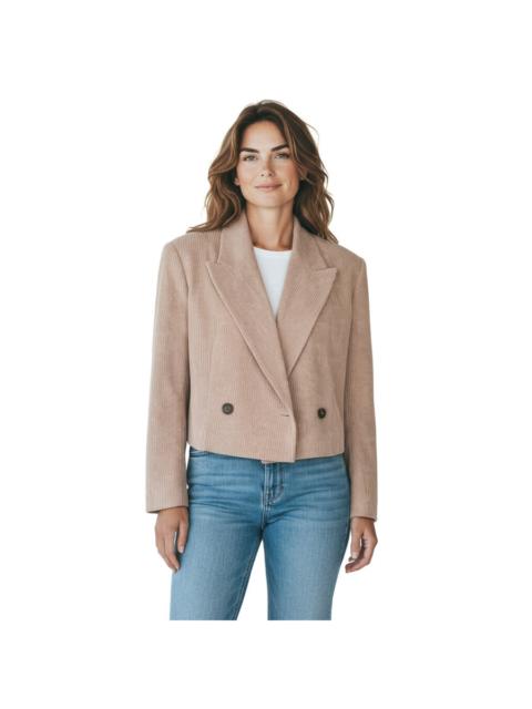 Brunello Cucinelli Brunello Cucinelli Brown Corduroy Cropped Blazer