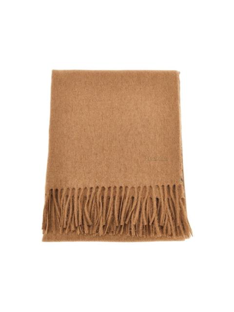Max Mara Max Mara Camel Wool Scarf Brown