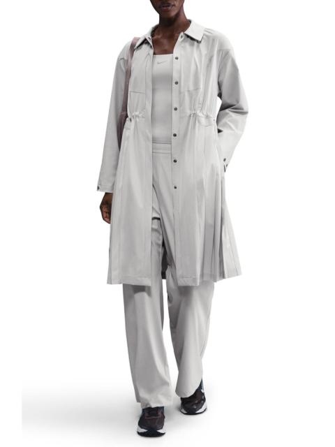 Nike Nike 24.7 PerfectStretch Dri-FIT Trench Coat in Light Orewood Brown Light Iron at Nordstrom