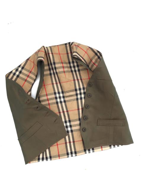 Burberry BURBERRY CHECKERED REVERSIBLE VEST