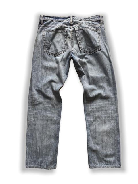 Helmut Lang Distressed Helmut Lang Relaxed Tapper Raw Denim Jeans
