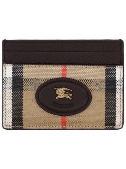 Burberry HIGHLANDS CARD HOLDER WITH LOGO