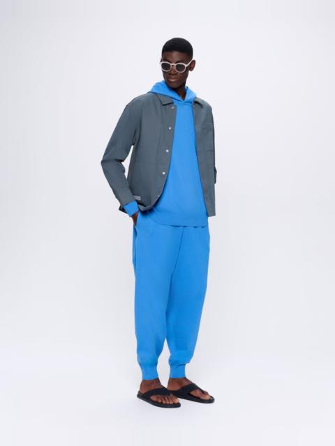 PANGAIA Mens DNA Knitted Track Pants - Geyser Blue