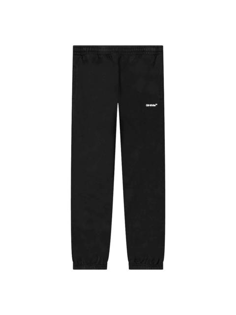 Off-White OFF-WHITE C/O VIRGIL ABLOH WAVE DIAG SLIM SWEATPANT - BLACK/WHITE