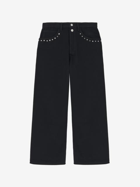 Alexander McQueen Cropped Denim Jeans