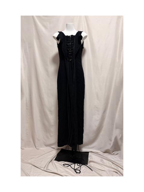 Yohji Yamamoto Yohji Yamamoto 21AW Lace-Up Drawstring Dress