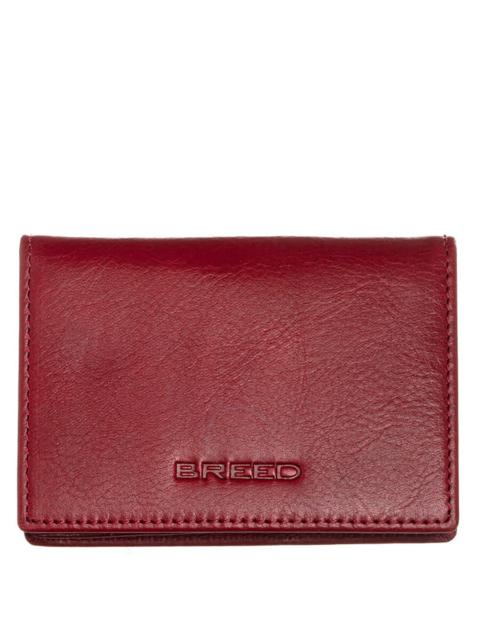 Other Designers Breed Porter Genuine Leather Bi-Fold Wallet - Maroon