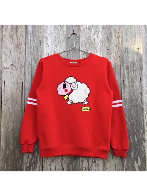 Other Designers Vintage - Vintage Animated Japanese Sheep Cartoon Crewneck Sweatshirt