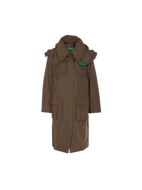 Other Designers Barbour X Ganni Women Waterproof Parka Jacket