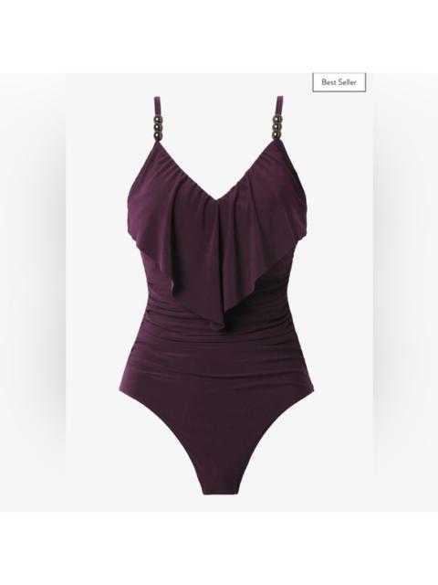 Other Designers NWT Magicsuit Isabel‎ One Piece Swimsuit in Prune Sz 8 $176