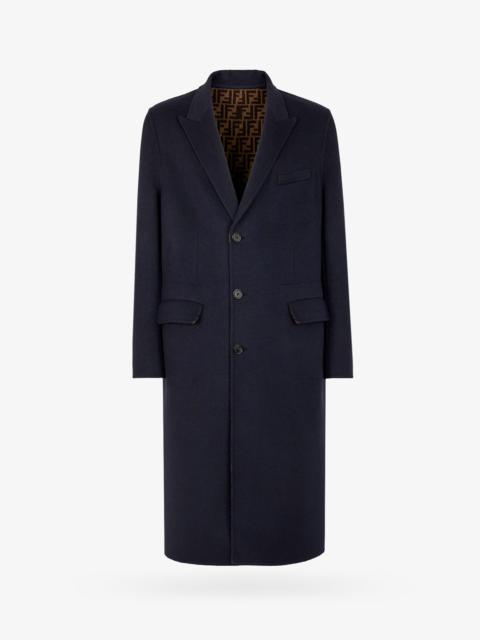 Fendi Man Coat Man Blue Coats