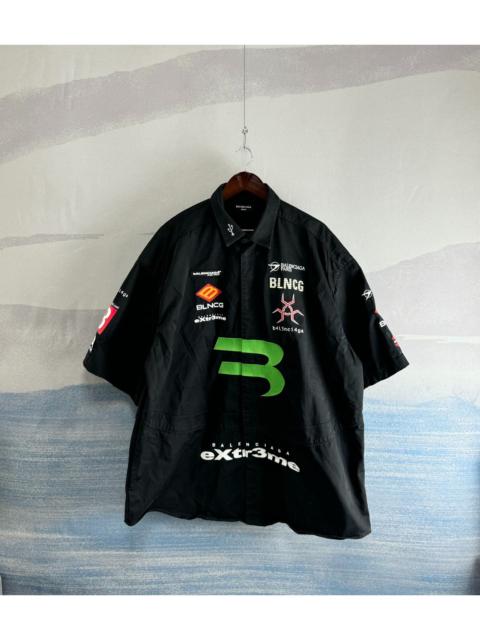 BALENCIAGA Balenciaga Gamer Patch Button Up Shirt 'Black' 
