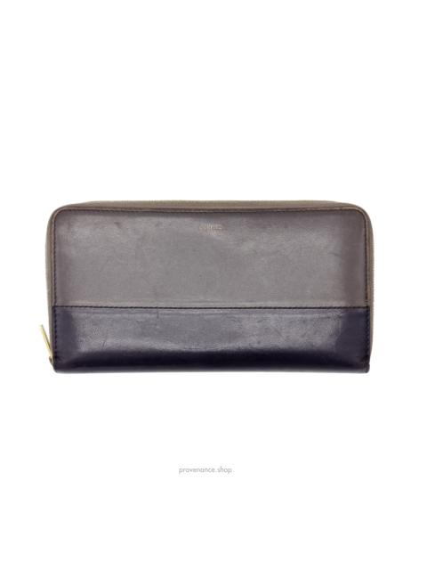 Celine Multifunction Zip Wallet - Grey/Black