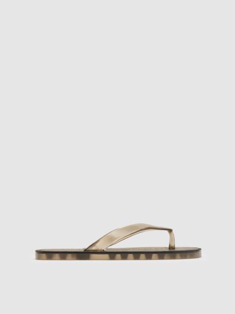 ST. AGNI Jelly Flip Flop - Smoke