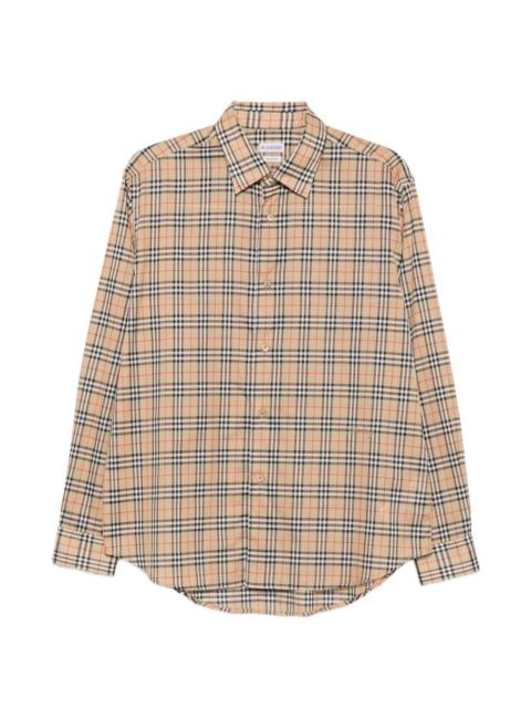 Burberry Burberry Men Check Cotton Shirt