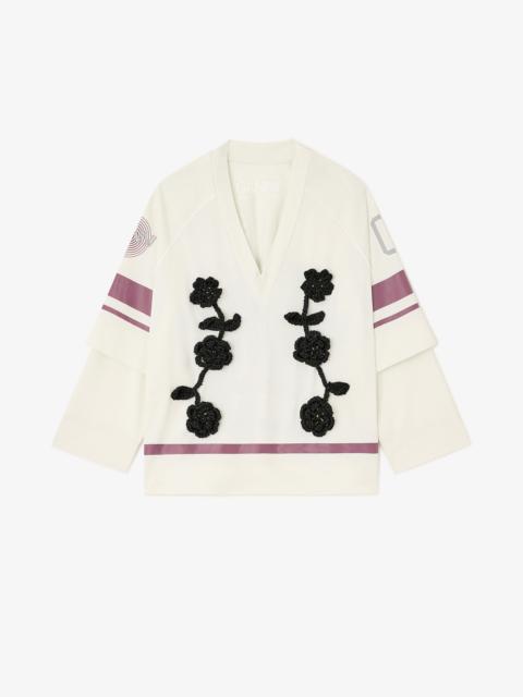 GANNI IVORY CYCORA LONG SLEEVE