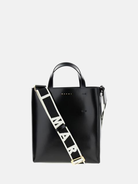 Marni MUSEO SMALL LEATHER TOTE BAG