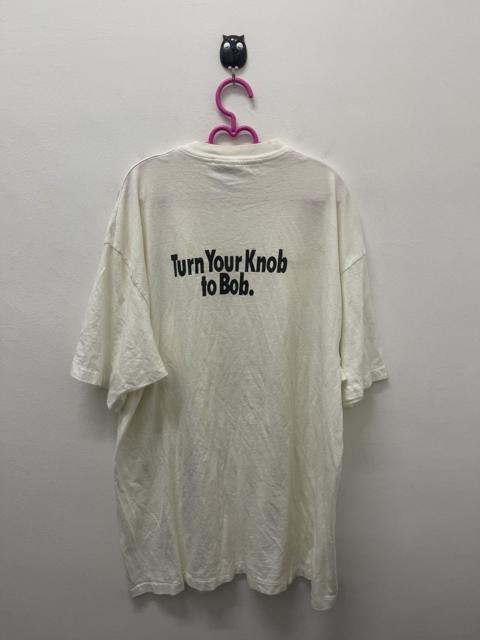 Other Designers Hanes - Rare 90s Vintage BOB 100 FM Turn Your Knob To Bob Promo Tee