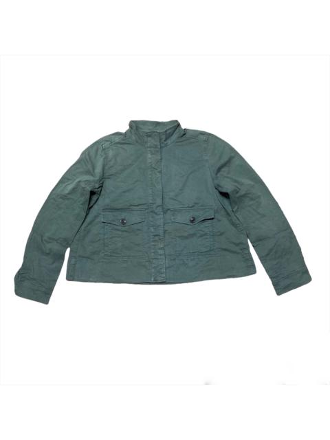 Other Designers Y2k GAP Utility Swing Cool Olive Cropped Jacket
