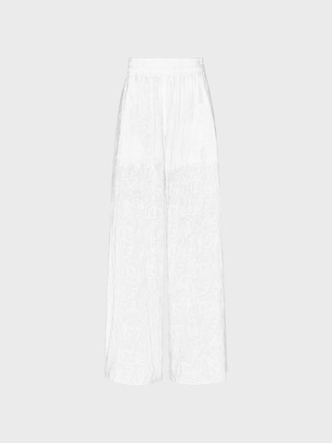 Vilebrequin WOMEN VISCOSE ELASTIC WAIST PANTS SEASHELLS