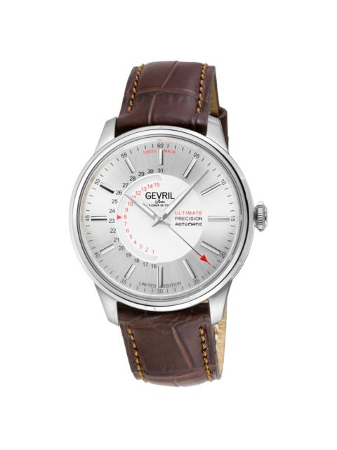 Other Designers Gevril Guggenheim Automatic Silver Dial Men's Watch 49205S